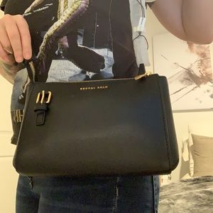 Marc Jacobs Black Leather Cross Body Bag